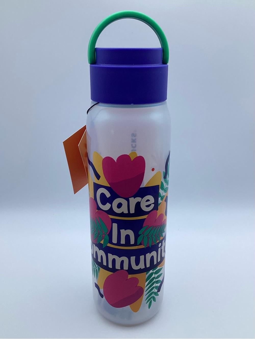 Starbucks Ananya Rao-Middleton Care In Community Plastic 24 Oz Water Bottle